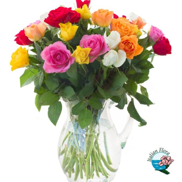 boquet of mixed roses