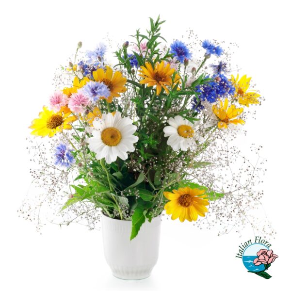 bouquet of bright flowers